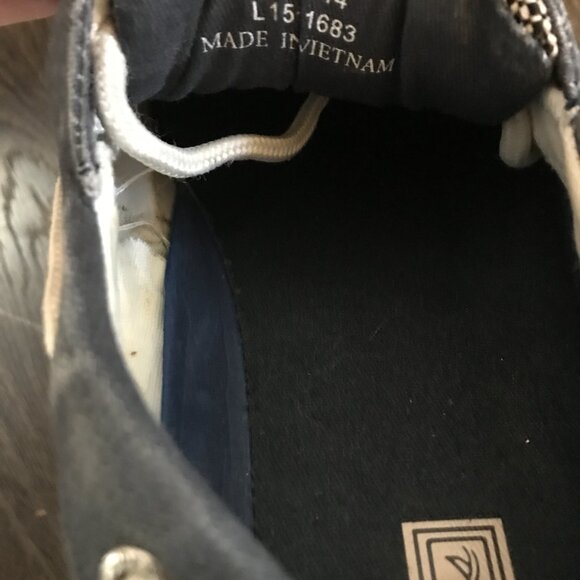 Sperry Top-Sider Men’s 12M Navy Blue Canvas Boat Shoes Casual Nautical Loafers - Picture 4 of 7